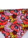 Pink 1970s Boho Floral Cross Neck Swimsuit — because 1970s glamour never goes out of style