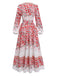 1970s Floral Boho Style VNeck | 1970s | vintage dress, retro fashion