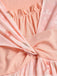 Pink 1970s Floral Ruffled Irregular Hem Dress - vintage dress, retro fashion