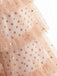 Pink 1970s Polka Dot Tulle Tiered Ruffle Pants - vintage fashion, retro style, classic elegance for vintage lovers