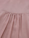 Pink 1980s Chiffon Ruffled High-Neck Blouse - vintage fashion, retro style