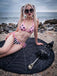 [Pre-Sale] Peach Pink 1940s Striped Bikini Set Bikini Set 4