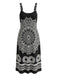Plus Size Black 1930s Dress