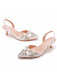 Pointed Rhinestoned Slingback Stiletto High Heels: timeless vintage elegance she makes her own