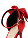 Pointed Toe Bow Strap Satin High Heels Shoes: timeless vintage elegance she makes her own