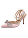 Pointed Toe Bowknot Rhinestone High Heels: timeless style reimagined