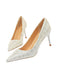 Pointed Toe Sequins Glitter High Heels Shoes — vintage vintage charm for her modern wardrobe