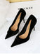 Pointed Toe Velvet Stiletto Heels Shoes — vintage style that transcends decades