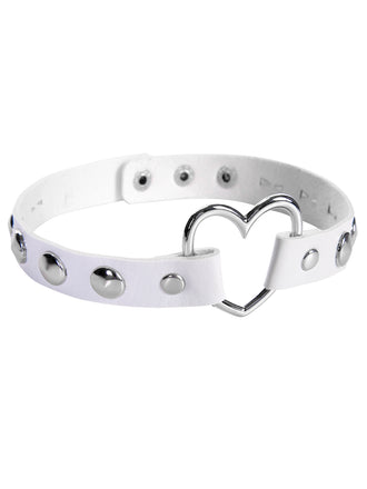 Punk Studded Leather Choker Necklace, vintage fashion, retro style - perfect for women who love vintage and retro fashion