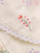 Pure Cotton 1940s Puff Sleeves Floral Dress: where 1940s romance meets her modern spirit