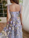 Purple 1940s 3D Floral Bow Strap Mesh Dress - vintage dress, retro fashion