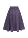 Purple 1940s Solid Skirt with Belt, vintage skirt, retro style - perfect for women who love vintage and retro fashion