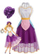 Purple 1950s Heart Apron Teapot Cosplay Mesh Dress, vintage dress, retro fashion, rockabilly, pin-up fashion - vintage inspired fashion
