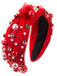 Radiant Gem-Studded Knotted Headband: timeless vintage elegance she makes her own