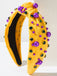Radiant Gem-Studded Knotted Headband — vintage style that transcends decades