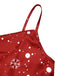 Red 1930s Christmas Strap Snowflake Mermaid Dress: timeless style reimagined