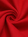 Red 1930s Elastic Solid Mermaid Skirt: timeless style reimagined