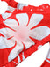 Red 1930s Halter Floral One-Piece Swimsuit — because 1930s glamour never goes out of style