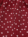 Red 1940s Polka Dot Lace-Up Chiffon Blouse, vintage top, retro blouse - perfect for women who love vintage and retro fashion