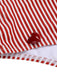 Red 1940s Spaghetti Strap Stripes One-Piece Swimsuit: 1940s Riviera elegance, reimagined for her