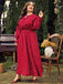 Red 1950s Bishop Polka Dots Dress: timeless style reimagined