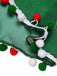 Red 1950s Christmas Polka Dot Mesh Dress: where 1950s romance meets her modern spirit
