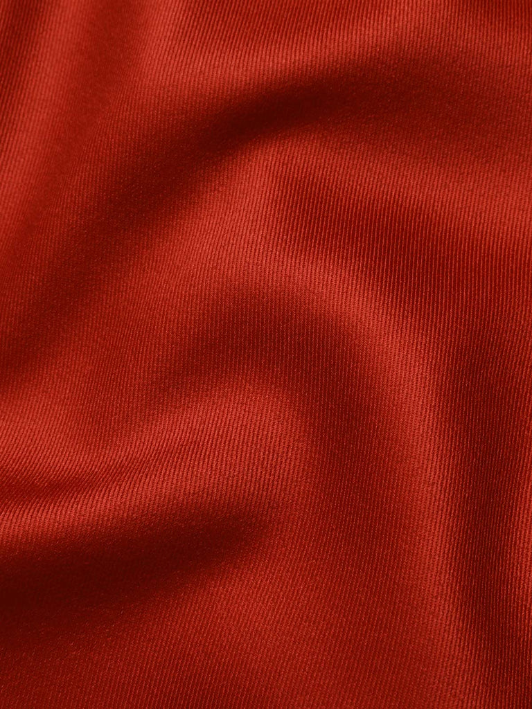 Red 1950s Christmas Strapless Bow Fur Trim Dress: where 1950s romance meets her modern spirit