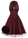 Red 1950s Dots Mesh Swing Dress — vintage elegance for the modern woman