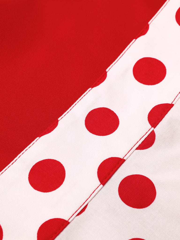 1950s Halter Patchwork Polka Dots | 1950s | vintage dress, retro fashion