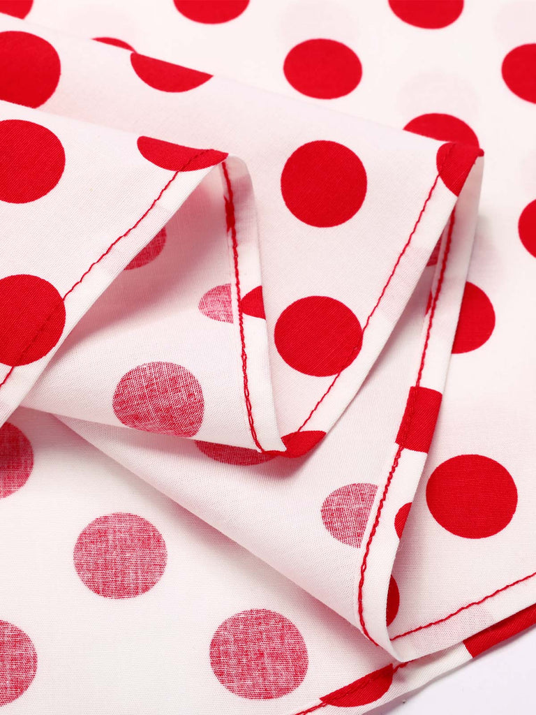 1950s Halter Patchwork Polka Dots | 1950s | vintage dress, retro fashion