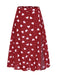 1950s Heart Dots Slit ALine | 1950s | vintage skirt, retro style