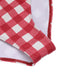 Red 1950s Plaids Added Bowknot Swimsuit, vintage swimsuit, pin-up swimwear - perfect for women who love vintage and retro fashion