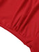 She's wearing Red 1950s Pleated Solid One-Piece Swimsuit and the whole beach remembers the 1950s