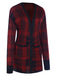 1950s Pockets Plaid Knitted Cardigan | 1950s | vintage fashion, retro style