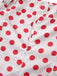 Red 1950s Polka Dot Square Neck Wide Strap Dress - vintage dress, retro fashion, rockabilly