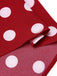 Red 1950s Polka Dot Swing Skirt, vintage skirt, retro style - perfect for women who love vintage and retro fashion