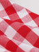 Red 1950s Pure Cotton Gingham Plaids Belted Dress — a 1950s silhouette that turns sidewalks into runways