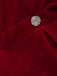Red 1950s Velvet Off Shoulder Button Jumpsuit — 1950s style that transcends decades