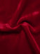 Red 1950s Velvet Off Shoulder Button Jumpsuit — 1950s vintage charm for her modern wardrobe