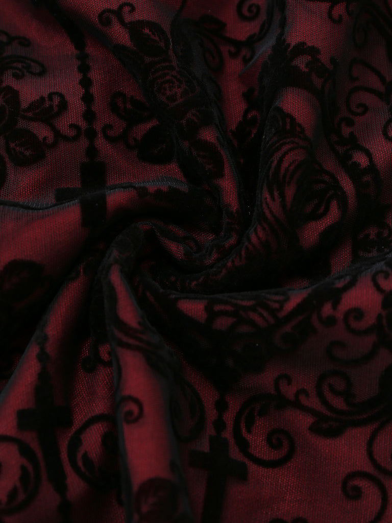 Red 1960s Vintage Dress