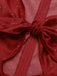 Red 1960s Hollow Out Button Satin Dress: where 1960s romance meets her modern spirit