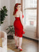 Red 1960s Solid Halter Bodycon Dress — vintage elegance for the modern woman