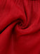 Red 1960s Solid Ruched Tie Neck Long Sleeve Dress - vintage dress, retro fashion, elegant red
