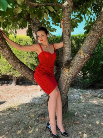 Red 1980s Velvet Corset Ruched Sweetheart Mini Dress, vintage dress, retro fashion - vintage inspired fashion
