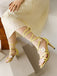 Retro 3D Flower Stilettos Ankle Wrap Sandals — 1950s style that transcends decades