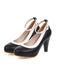 She finds her 1950s story in this Retro Ankle Strap High Heels Shoes