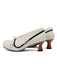 Retro Bow PU Round-Toe Chunky Heel Shoes - vintage shoes, retro heels