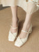 Retro Bow Square Toe High Heel Shoes: timeless 1950s elegance she makes her own