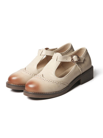 Retro Casual Buckle Thong Shoes: timeless style reimagined