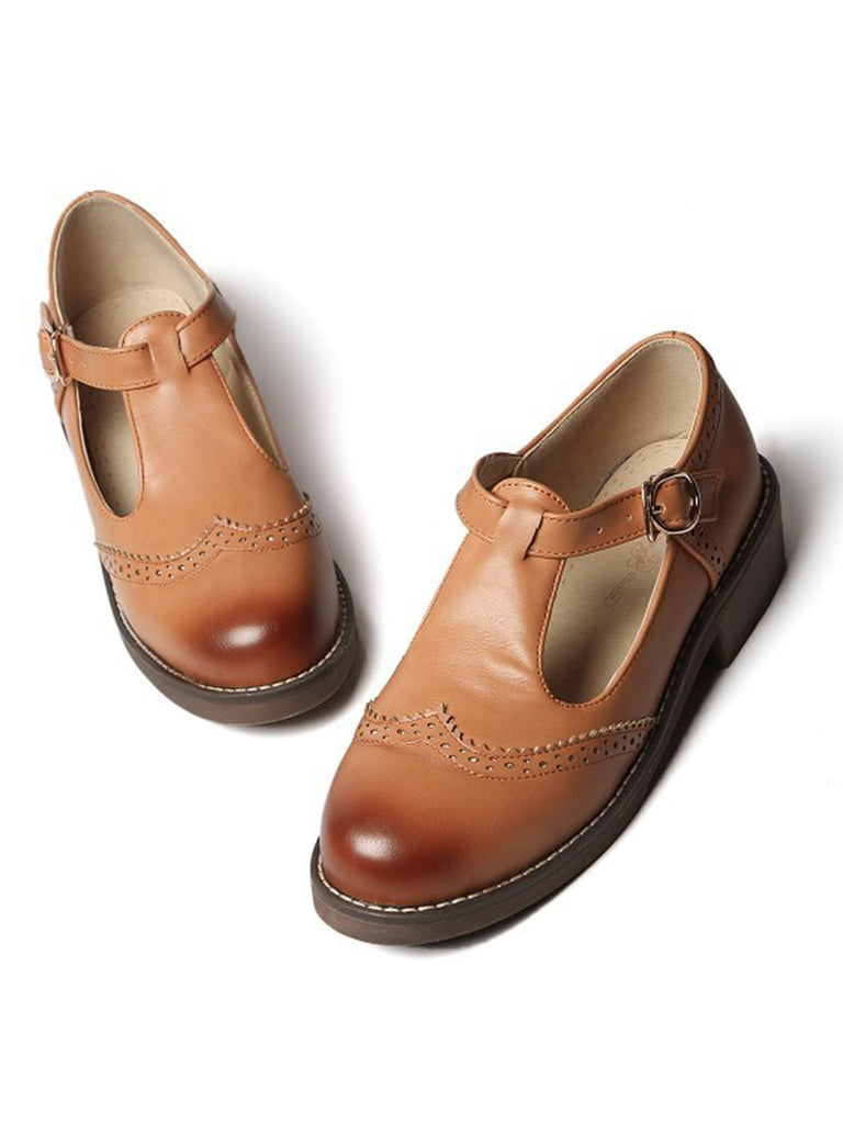 Retro Casual Buckle Thong Shoes: timeless style reimagined